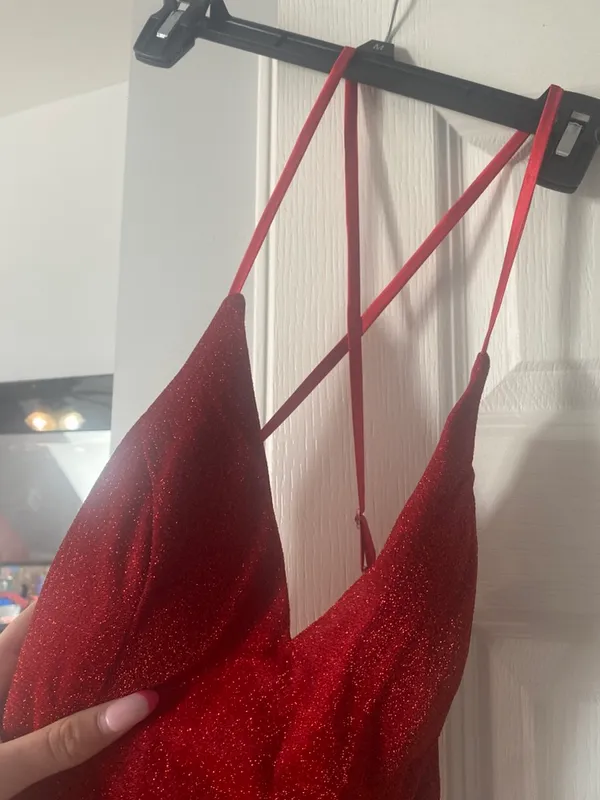 red prom dress Size 2 - Image 6