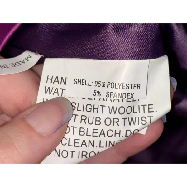NWT Mandalay Oleander Purple Beaded Embellished Midi Cocktail Evening Dress Sz 2 - Image 14