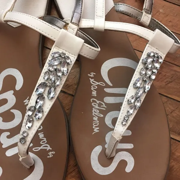 Circus by Sam Edelman jeweled thong sandals - Image 2