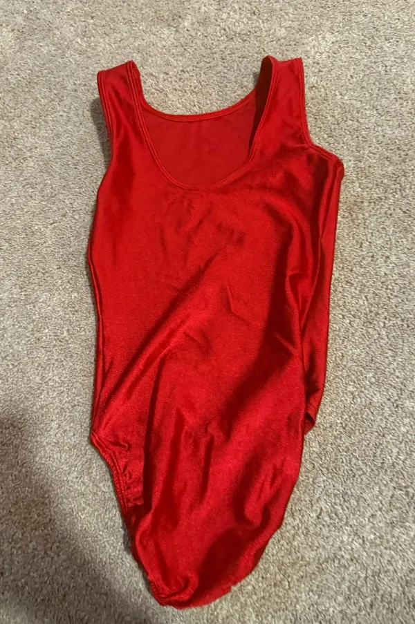 Gymnastics leotard Red - Image 2