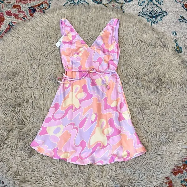 NWT Peppermayo Psychedelic Audrey Vintage Slip Dress size 2 - Image 8