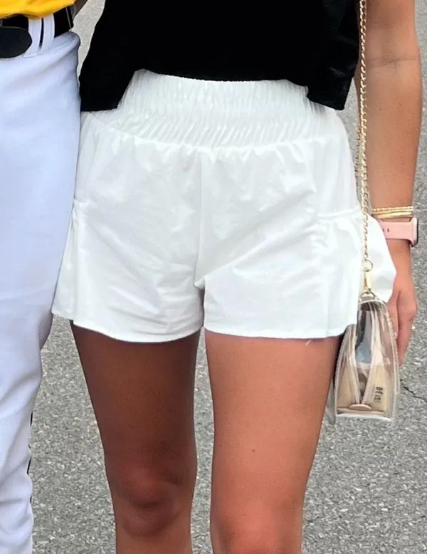 Amazon White flare shorts - Image 2