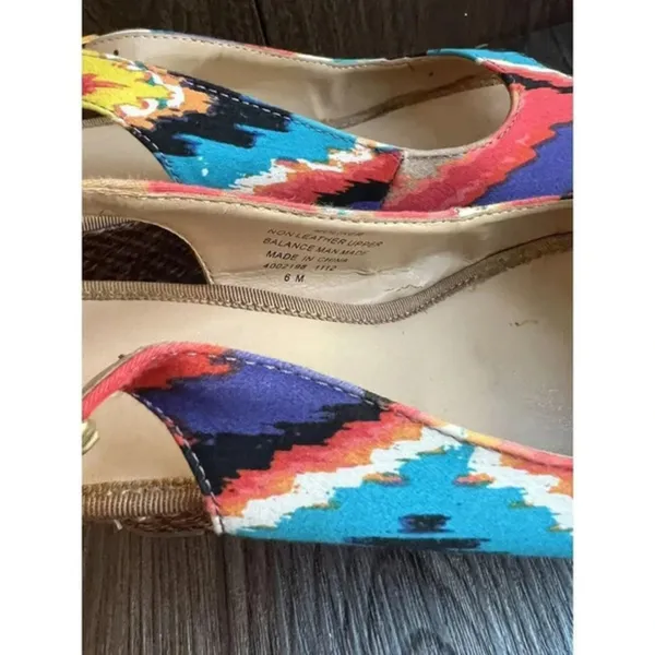 Mootsies Tootsies moliker women's size 6 M wedges woven‎ heels - Image 3