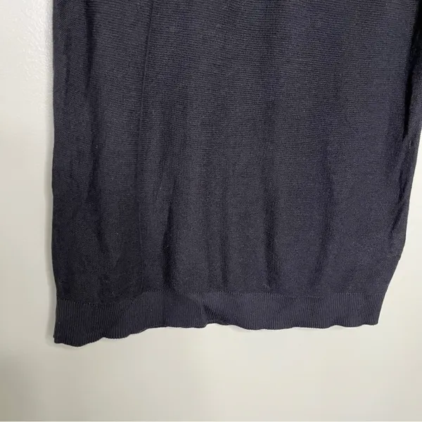 NWT Abercrombie & Fitch Women’s Sheer Knit‎ Scoop Neck Top in Black Size Large - Image 5