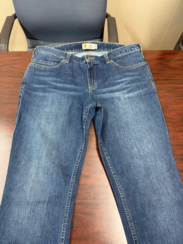 Carhartt Slim Fit Layton Boot Cut Women’s Jeans Size 16 - Image 2