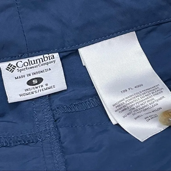 Columbia Outdoor Omni Shield Hiking Shorts Navy S - Image 5