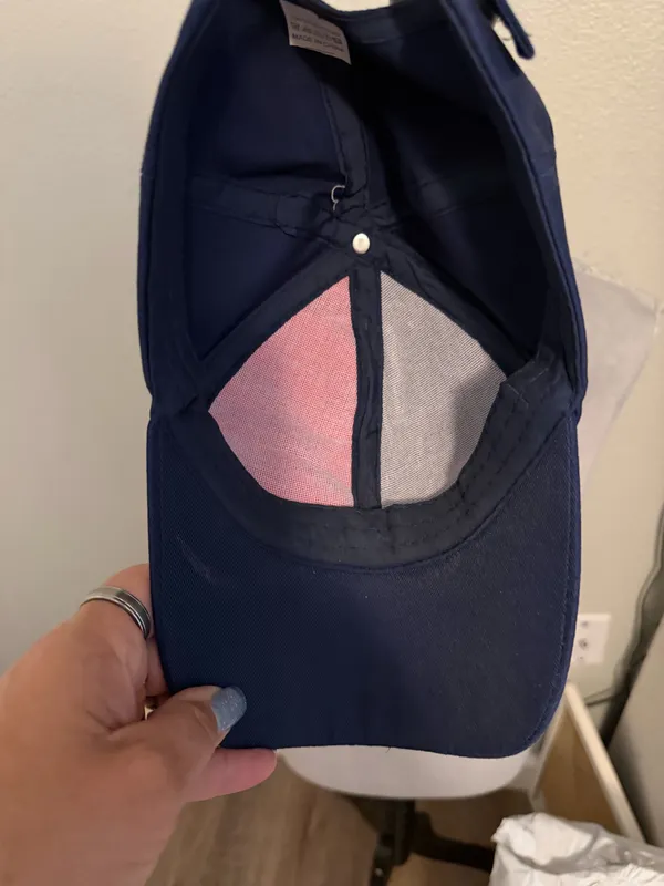 USA Flag hat, 100% Cotton Blue - Image 2