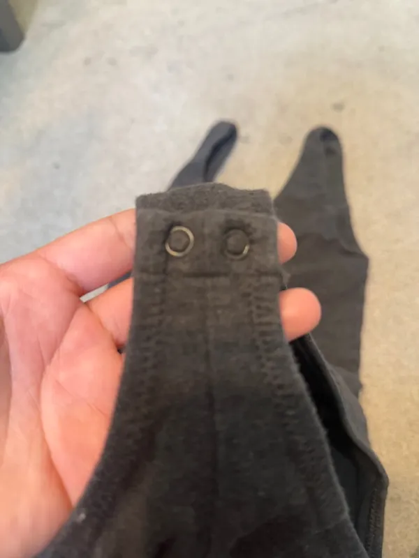Pact Charcoal Grey Tank Bodysuit Size S - Image 4