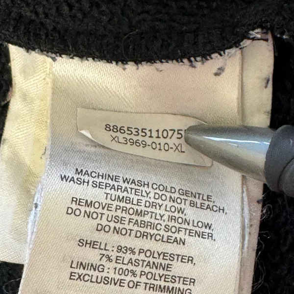 Columbia Womens Black Softshell Fleece Lined Jacket XL3969-010 XL Gorpcore - Image 8