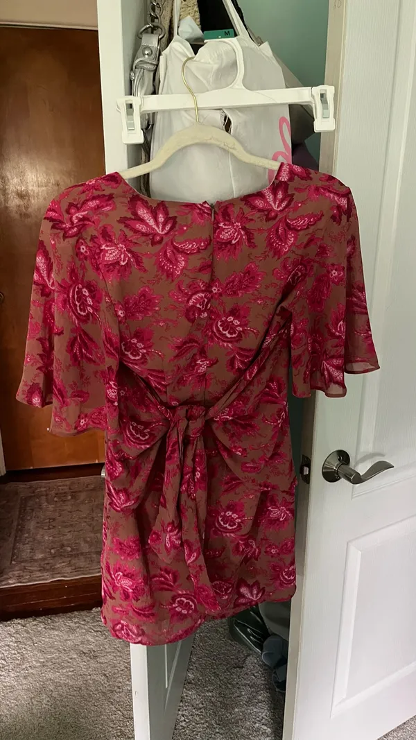 Sundae Muse Pink Floral Dress - Image 4