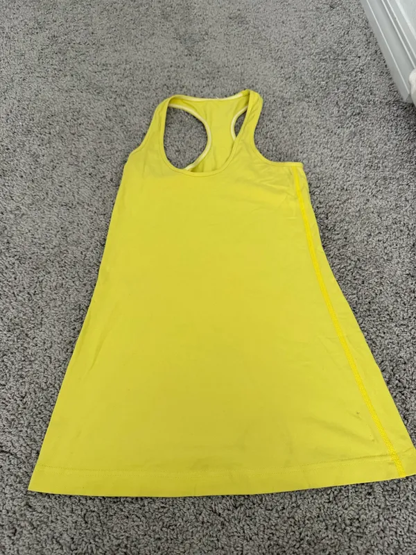 Lululemon yellow razor back tank  - Image 8