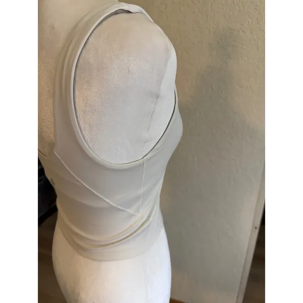 Lululemon Align Tank Top Women 4 White Opal Yoga Athletic Nulu Bra‎ Cropped - Image 5