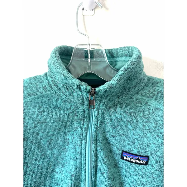 Patagonia Better Sweater 1/4 Zip Pullover Jacket Teal Size Small - Image 5