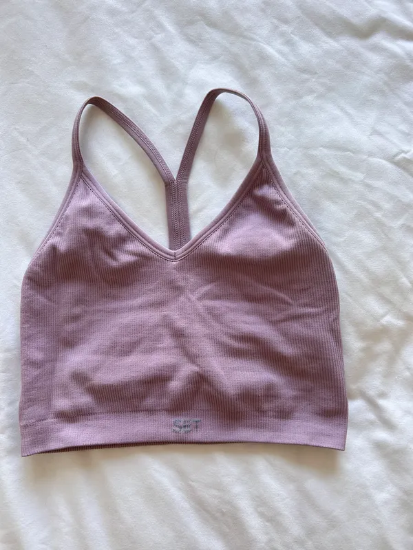 Set Active Ribbed V Sports Bra - Image 5