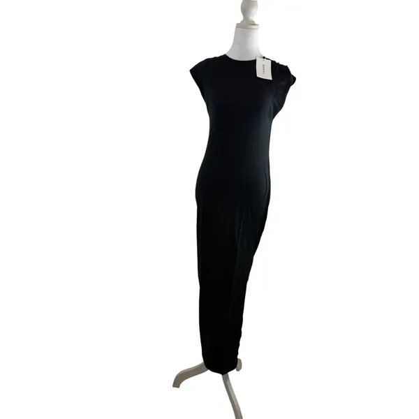 NWT FRAME Black Cotton Dress Size S Small - Image 2
