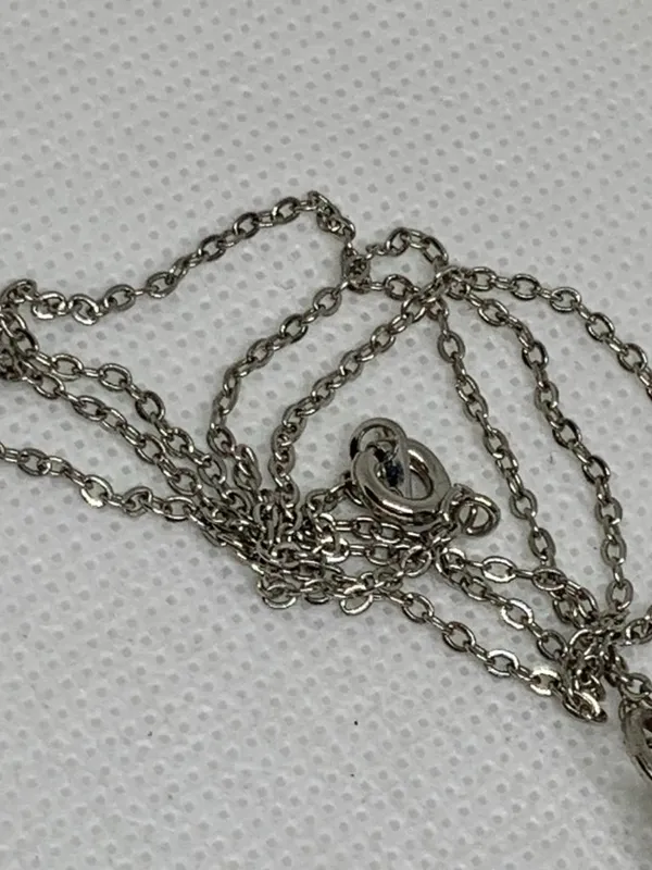 xhilaration peace sign pendant necklace pocket watch silver tone quartz running - Image 4