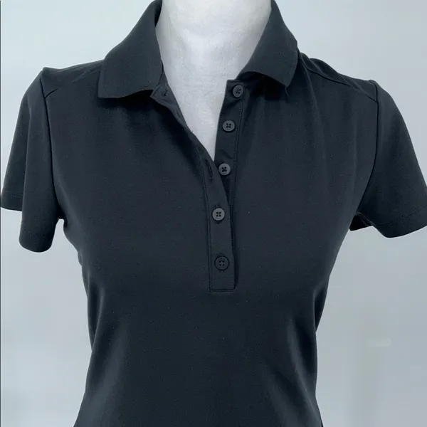 Nike Golf Tour Performance Women's Black Button Down Shirt Size Small - Image 4