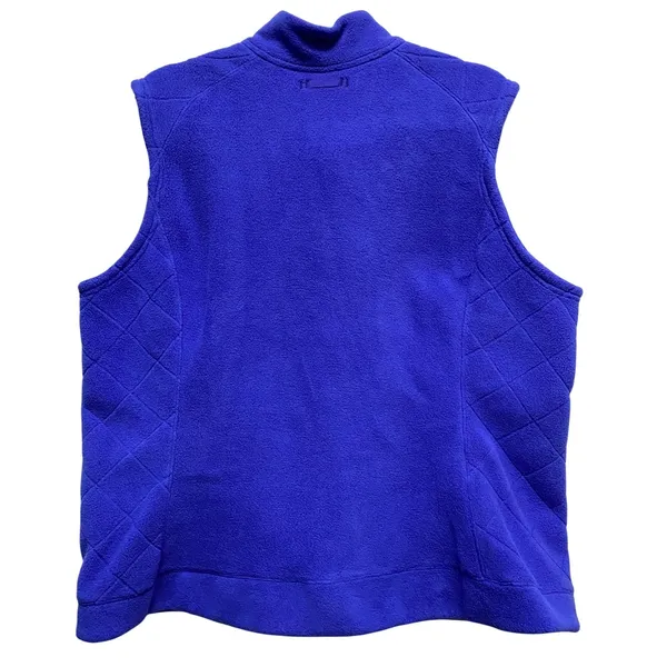 Eddie Bauer Fleece Vest Quilted Full Zip Sleeveless Jacket Womens 2XL Outdoor‎ - Image 6