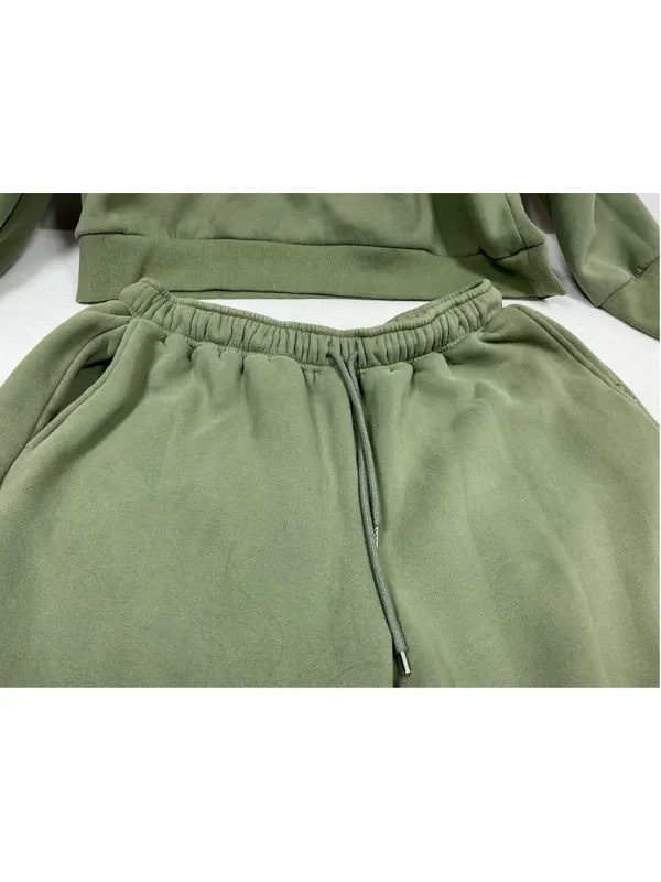 Unisex Adult Excellent Automet 2 Pc Sweat Suit Outfit XL Sage Green - Image 3