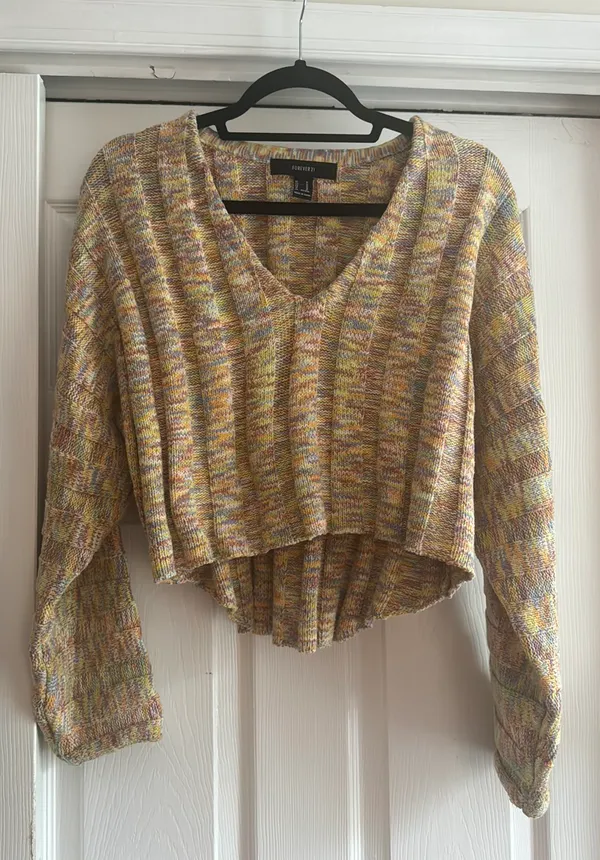 Forever 21 Cropped Sweater - Image 3
