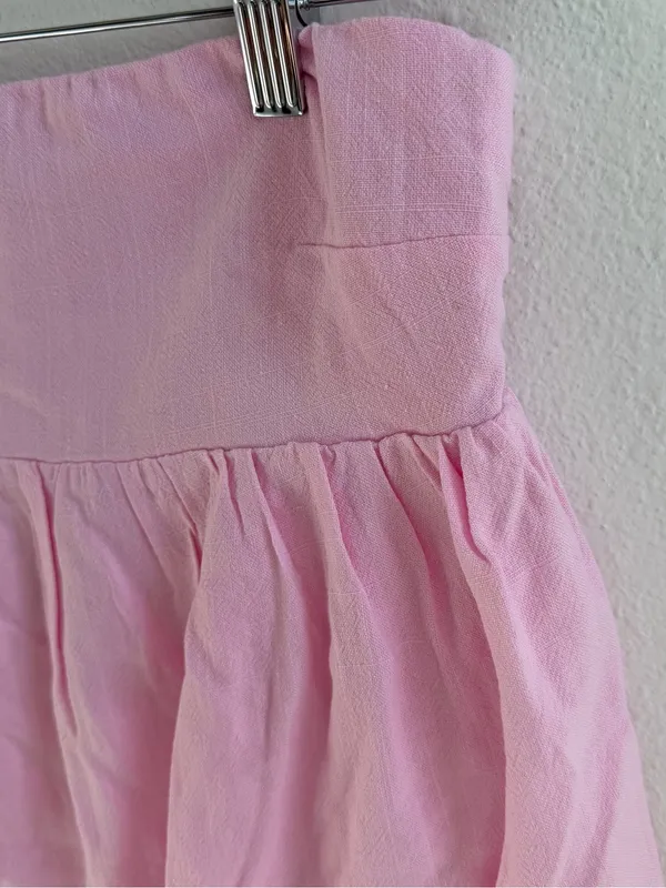Peppermayo Pink Smocked Mini Skirt XS Ruffle Fairy Coquette - Image 6