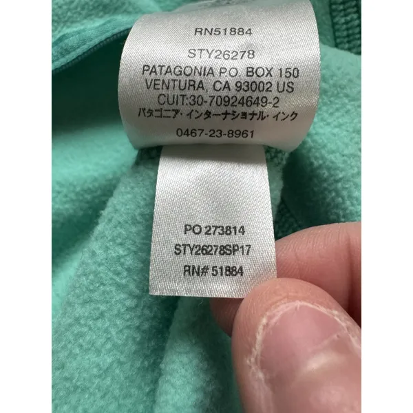 Patagonia Women Size Small‎ Regular Micro-D Fleece 1/4 Zip Sweater/Jacket Preppy - Image 14