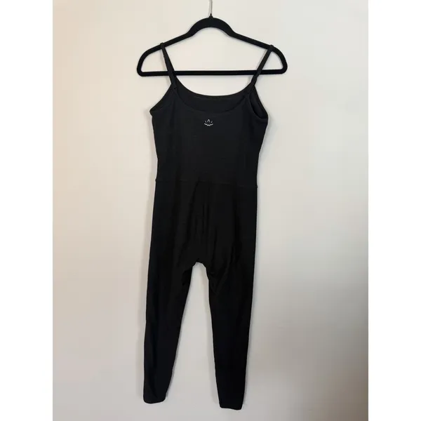 Beyond Yoga Beyond Yoga Spacedye Uplevel Midi Jumpsuit Black Sz M NEW $138 MSRP - Image 11