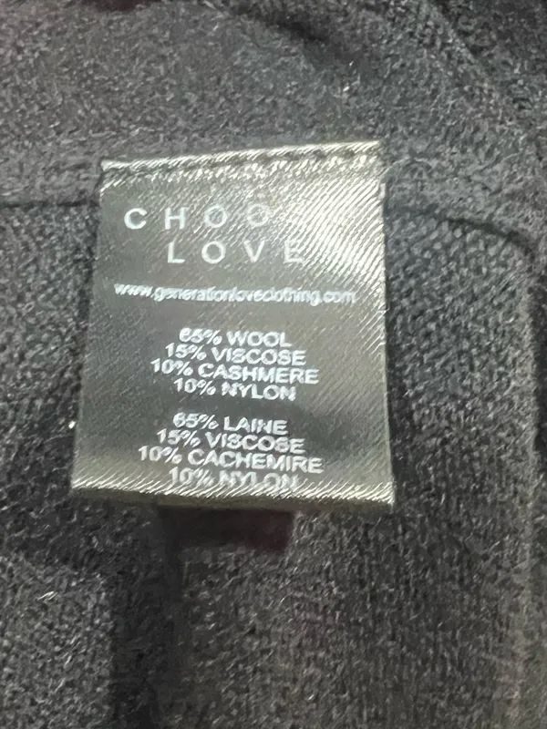 Generation Love Women’s Black Lulu Sweater Dress Size Medium - Image 8