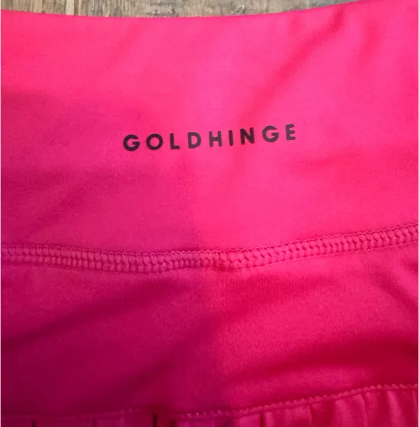 Gold Hinge Tennis Skirt Hot Pink - Image 4