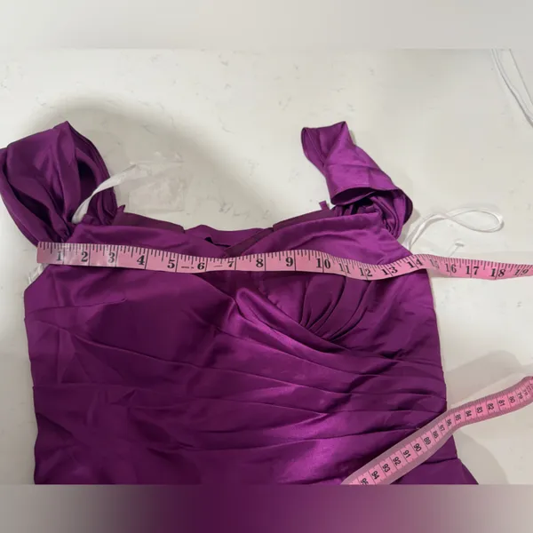 Azazie Vibrant Purple Prom Dress - Image 9