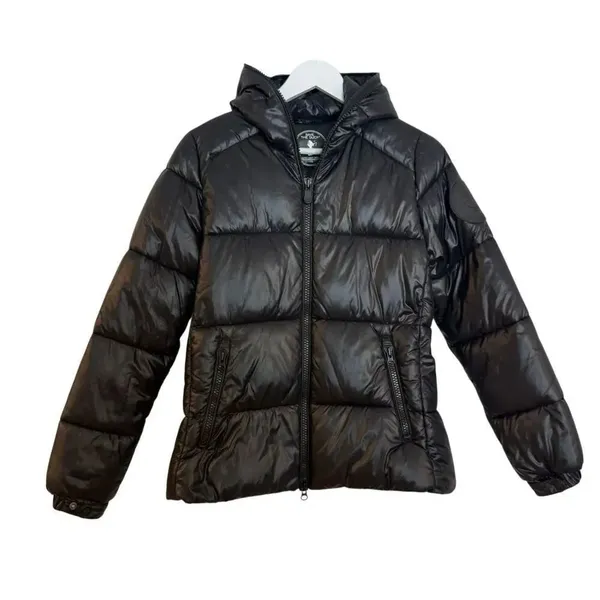 Save the Duck padded black puffer jacket ultra lite size small - Image 12