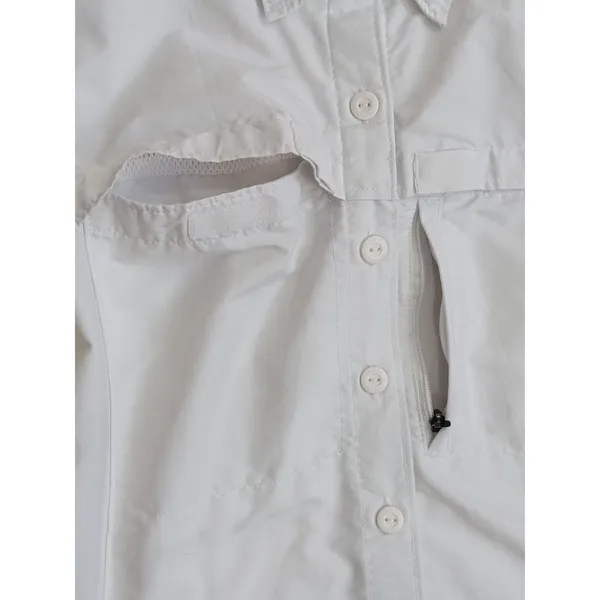 L.L.Bean Women's White Sleeveless Hiking Outdoor Shirt Top S Small Vented Excell - Image 4