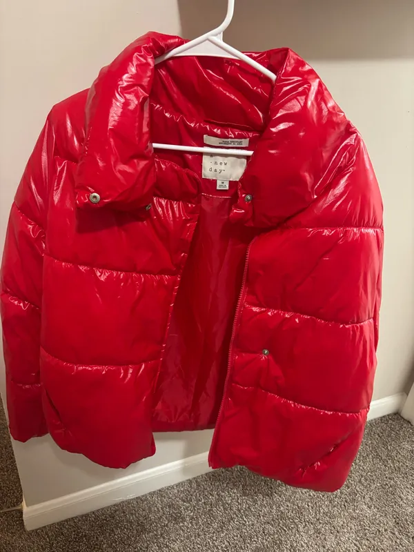 Red puffer jacket  - Image 2