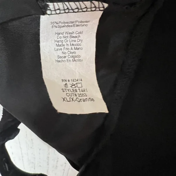 Saints 21 Women's One Strap Black Body Suit Sz XL - Image 2
