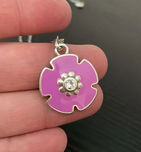 Brighton Simply Charming Bloom Pendant Necklace NWT - Image 3
