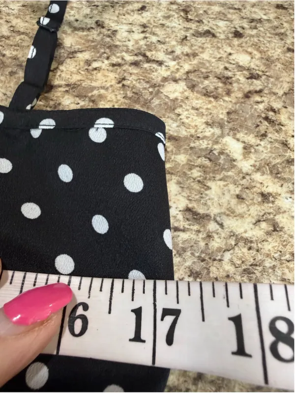 Women's J.Crew Black & White Polka Dot Mini Dress Size 6 - Image 7