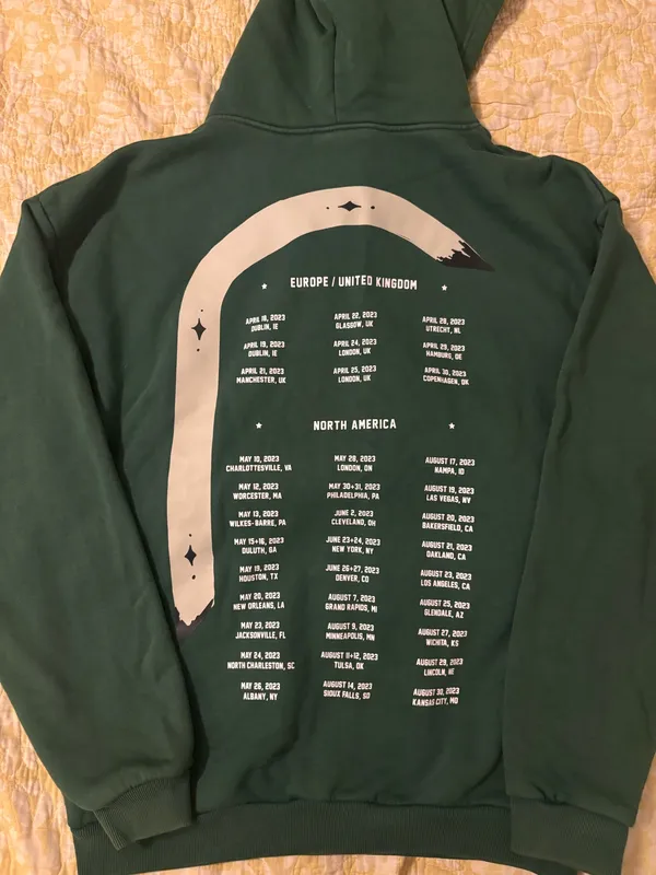 Unisex Zach Bryan Green Hoodie - Image 4