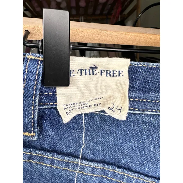 We the‎ Free The Maggie Mid Rise Straight Leg Jeans Size 24 Baggy Boyfriend Fit - Image 10