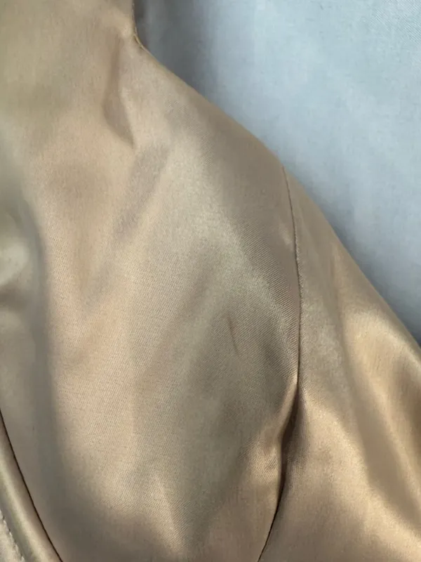Gold Satin Bustier Corset Crop Top Y2K - Image 7