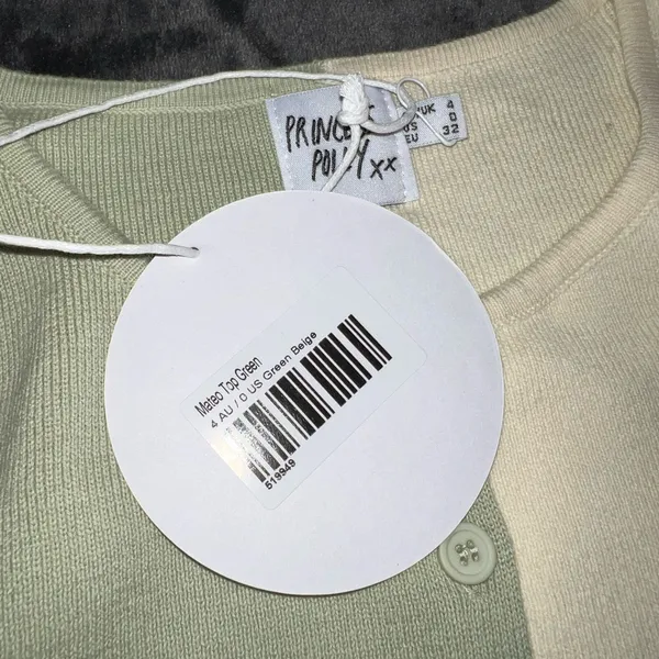 Princess Polly Mateo Top in Green Size 0 New with tag - Image 13