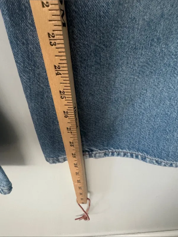 Free People We the Free Women's High Rise Flare Jeans Size 30 ButtonFly - Image 8