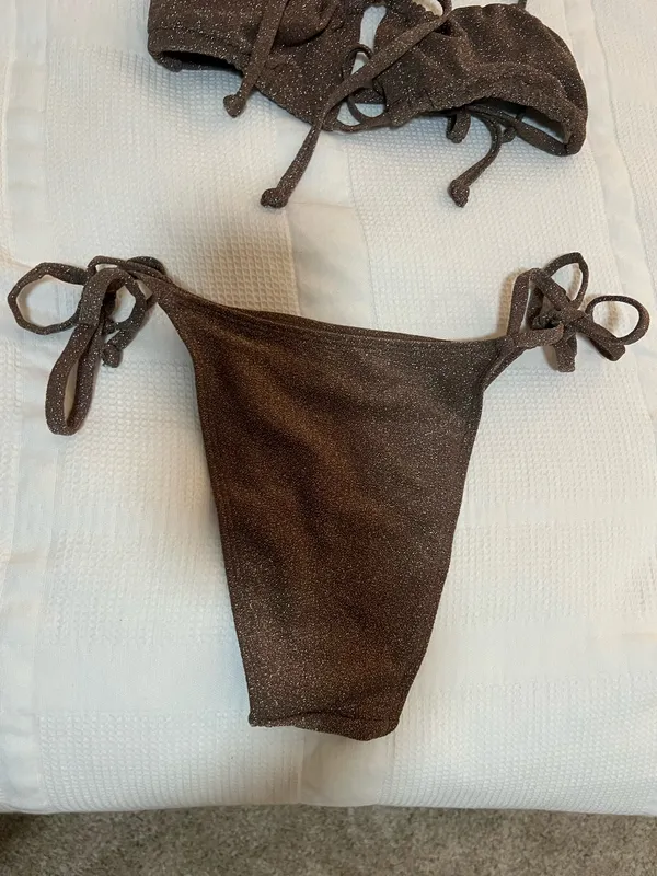 Aeropostale Bikini Set Sparkly Brown - Image 4