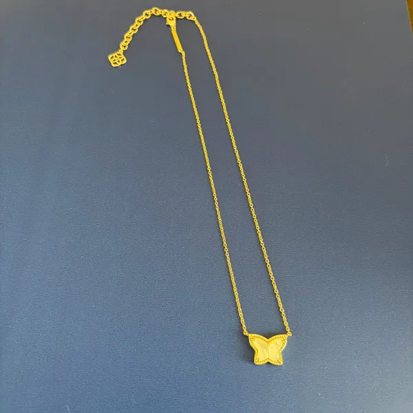 Kendra Scott Necklace Elisa Gold Pendant - Image 2