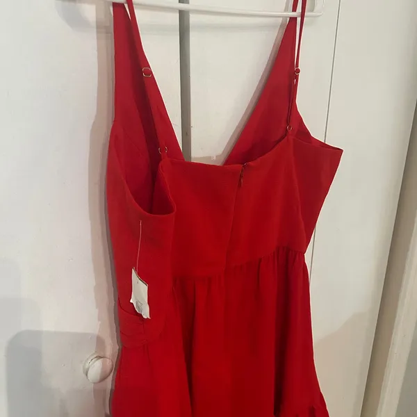 Nordstrom Bold Red Dress the population dress - Image 5