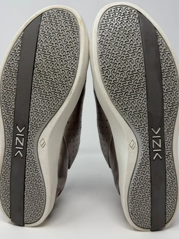 Kizik Miami Hands-Free Slip-On Sneaker Women's 8M Metallic Silver Leather Casual - Image 16