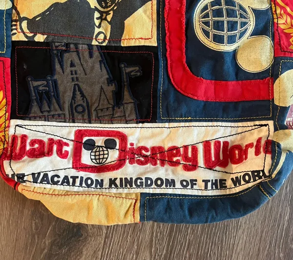 Disney Walt  World Patchwork Mickey Multicolored Tote Bag - Image 3