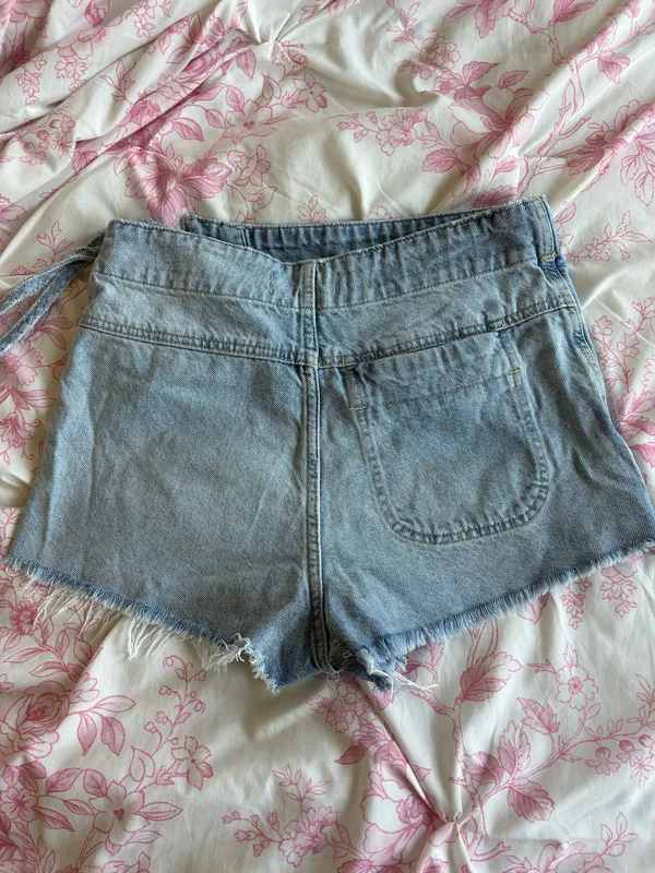 Free People x We The Free Denim Skort - Image 3