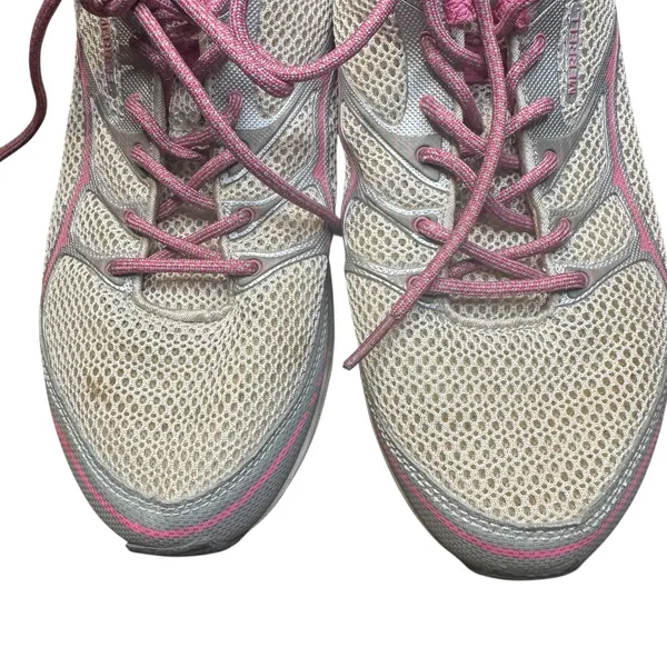 Merrell Shoes Womens Size 10 Beige Pink Mesh Trail Running‎ Sneakers J074908 - Image 2