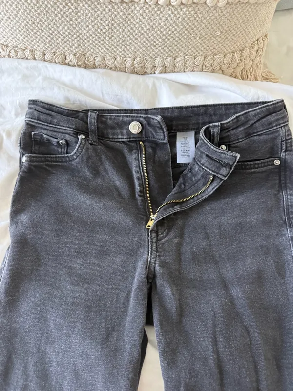 Black jeans bootcut high waisted Gray Size 2 - Image 2