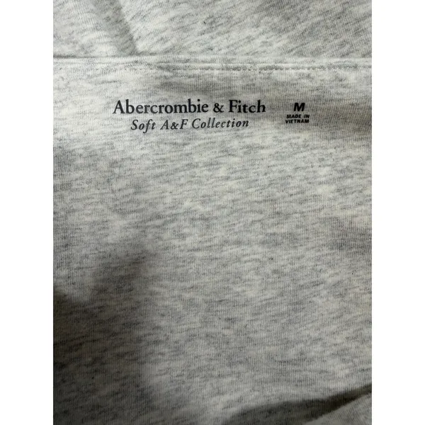 Abercrombie & Fitch Bodysuit Womens Medium Gray Square Neck Soft A&F Collection - Image 6